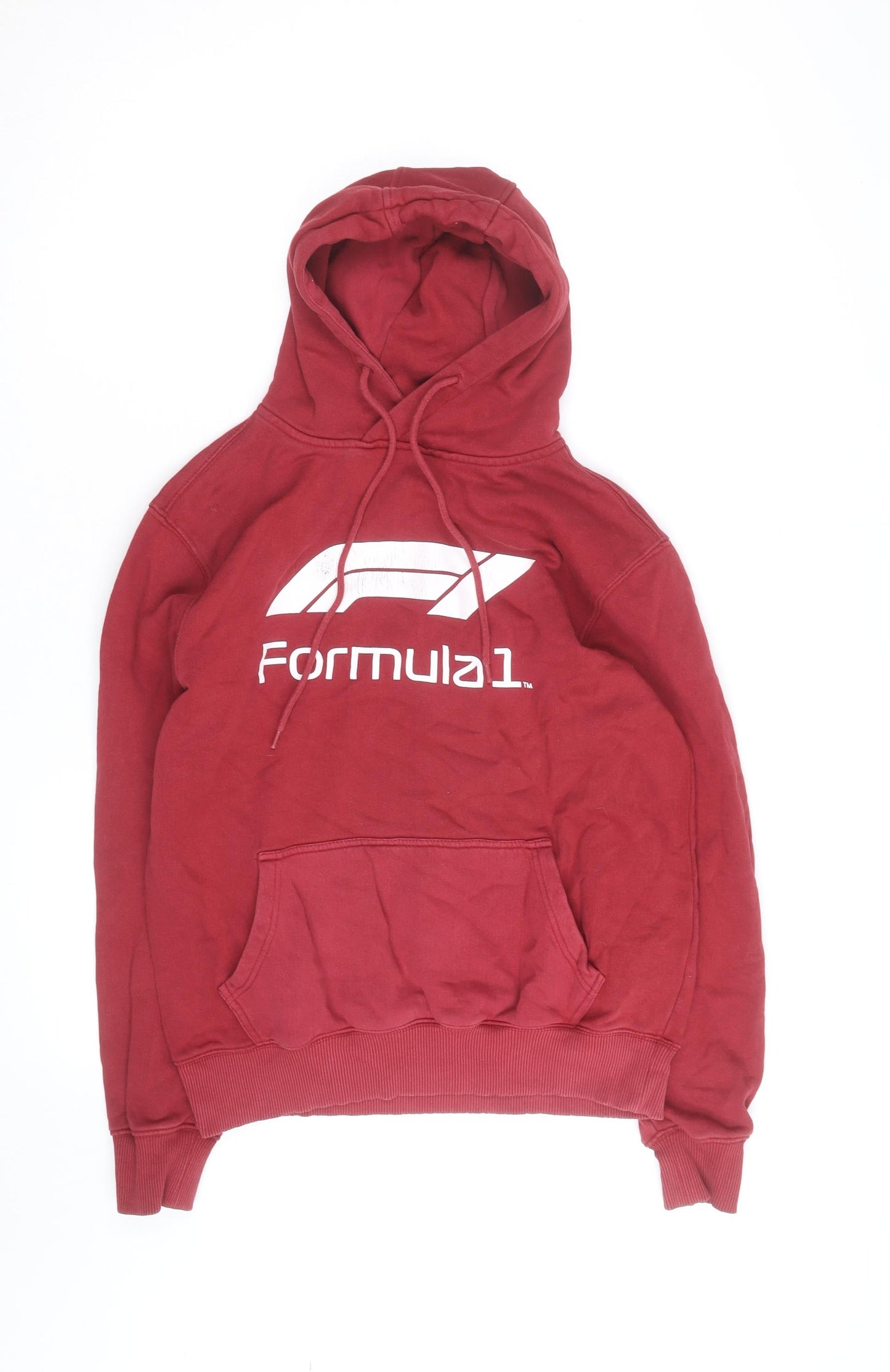 Formula 1 Men’s Red Pullover Hoodie L Regular Fit Sportswear