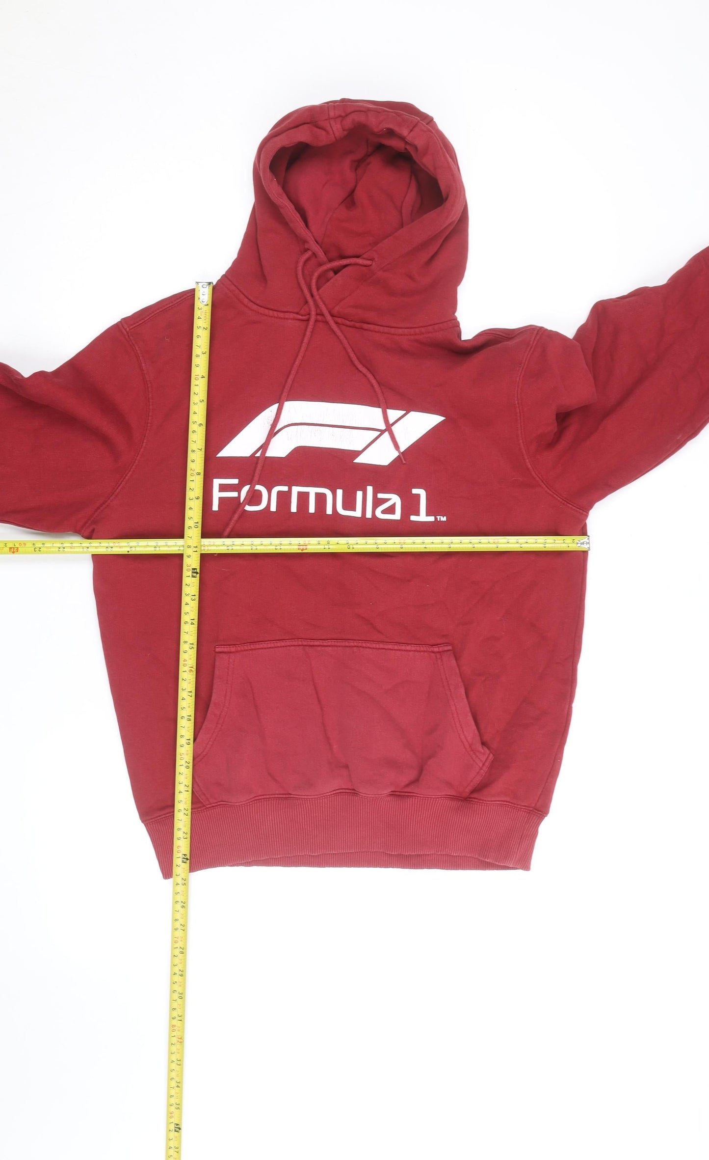 Formula 1 Men’s Red Pullover Hoodie L Regular Fit Sportswear