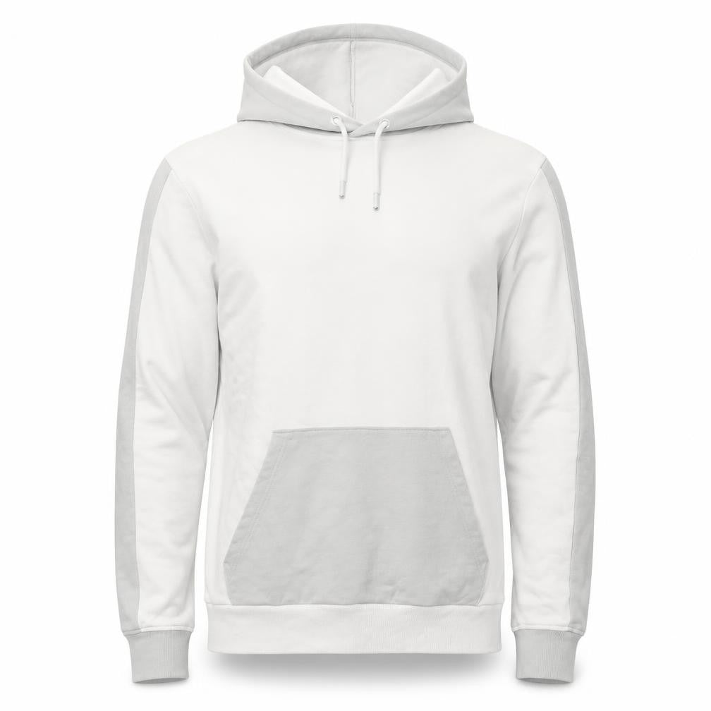 Celio Men's White Pullover Hoodie Size S Regular Fit Cotton Blend