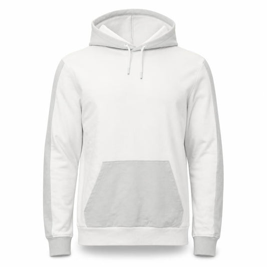 Celio Men's White Pullover Hoodie Size S Regular Fit Cotton Blend