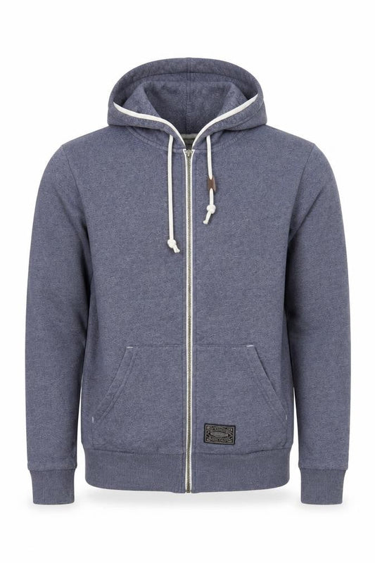 Brookhaven Men's Blue Full Zip Hoodie Medium