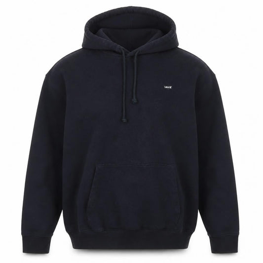 Levi's Men's Black Pullover Hoodie L Regular Fit Fleece