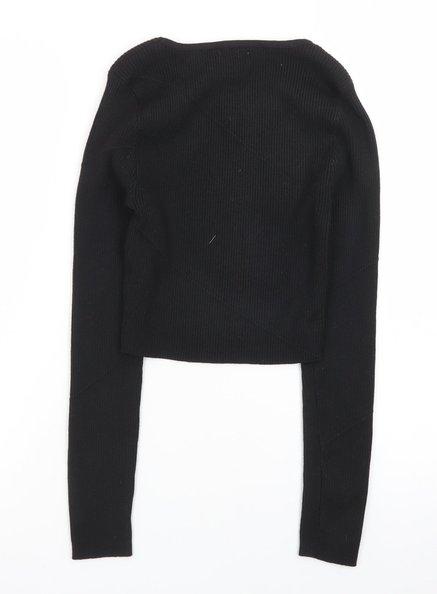 Princess Polly Women's Black Slim Fit Knit Jumper S