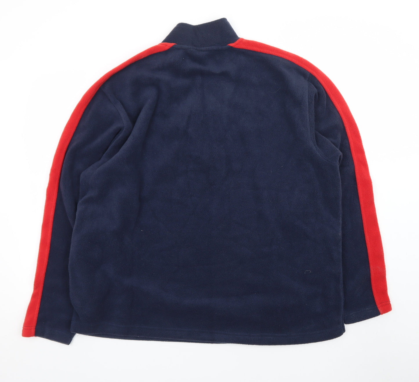 Umbro Men's Blue XL 1/4 Zip Fleece Pullover Sweatshirt