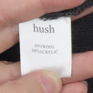 Hush Women's Grey Wool Blend Long Sleeve Cardigan S