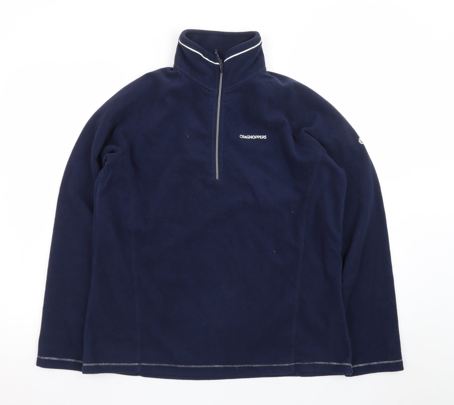 Craghoppers Men's Blue Fleece 1/4 Zip Pullover Sweatshirt L