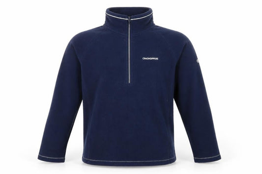 Craghoppers Men's Blue Fleece 1/4 Zip Pullover Sweatshirt L