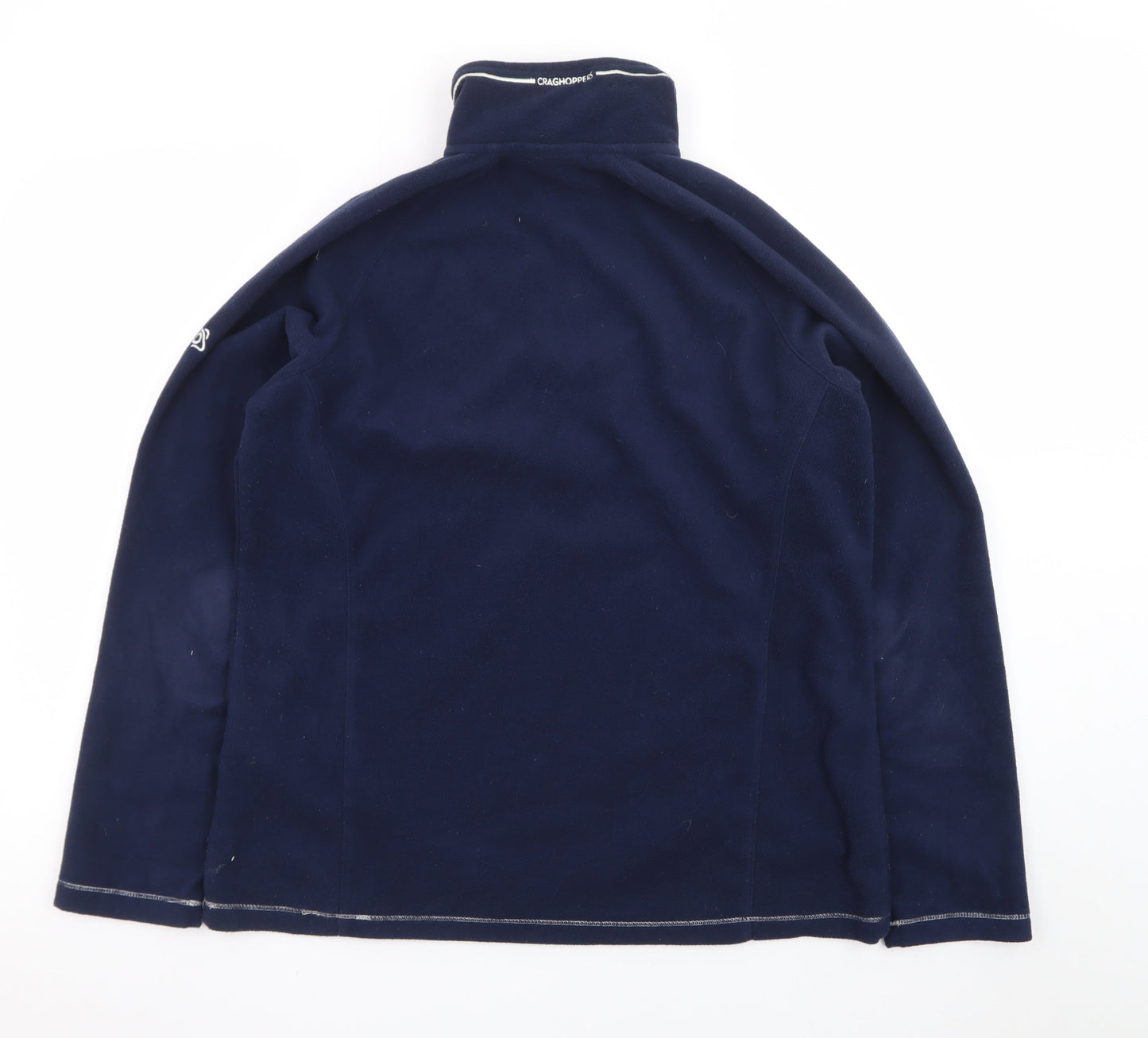 Craghoppers Men's Blue Fleece 1/4 Zip Pullover Sweatshirt L