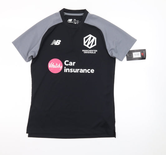 New Balance Men's Black Manchester Originals Athletic Short Sleeve T-Shirt M