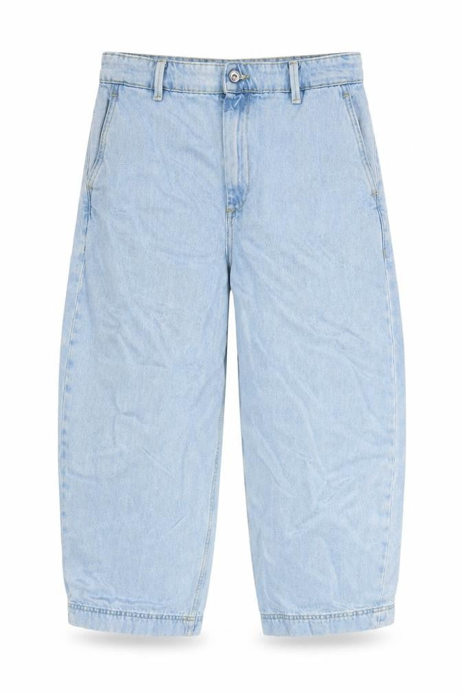 Jigsaw Womens Blue Cropped Relaxed Fit Denim Jeans Size 30