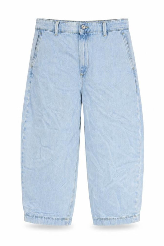 Jigsaw Womens Blue Cropped Relaxed Fit Denim Jeans Size 30