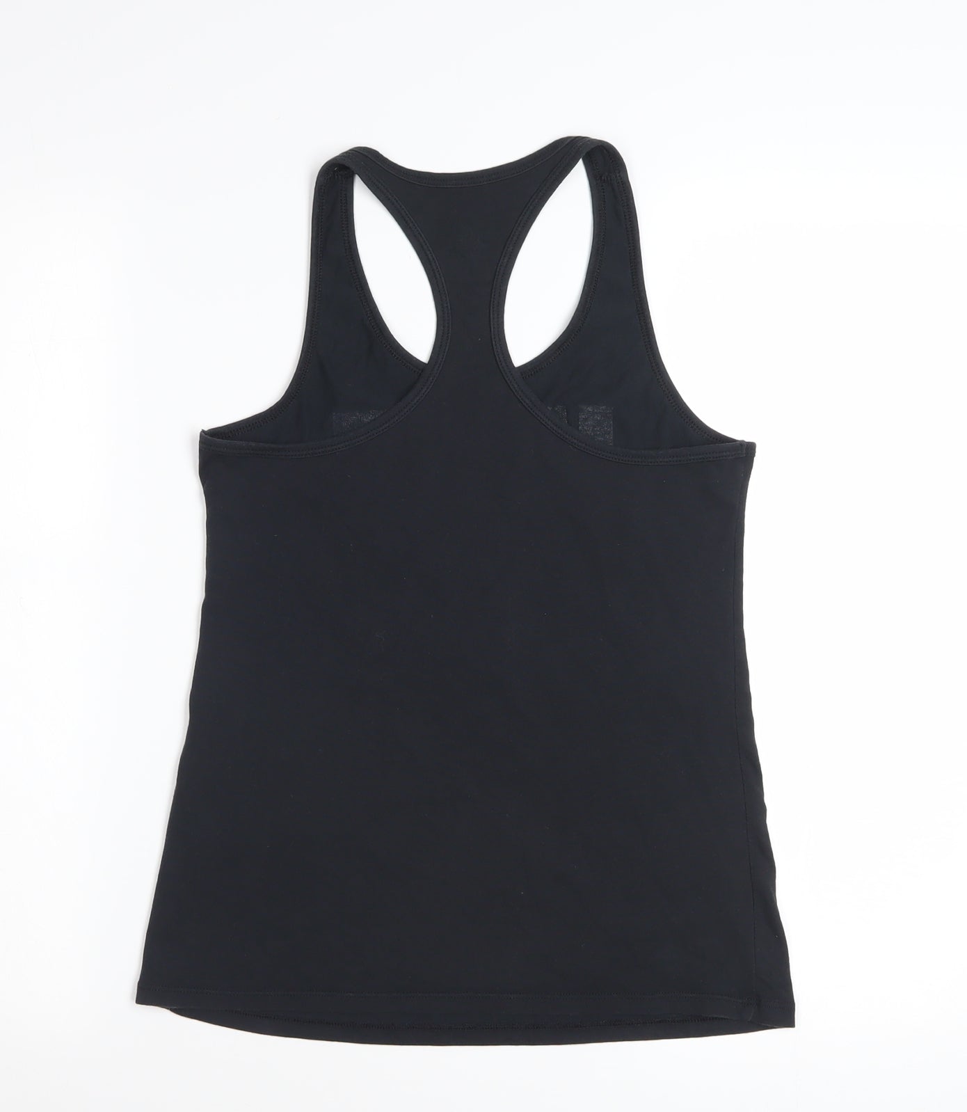 Nike Women's Black Dri-FIT Racerback Tank Top S Athletic Fit