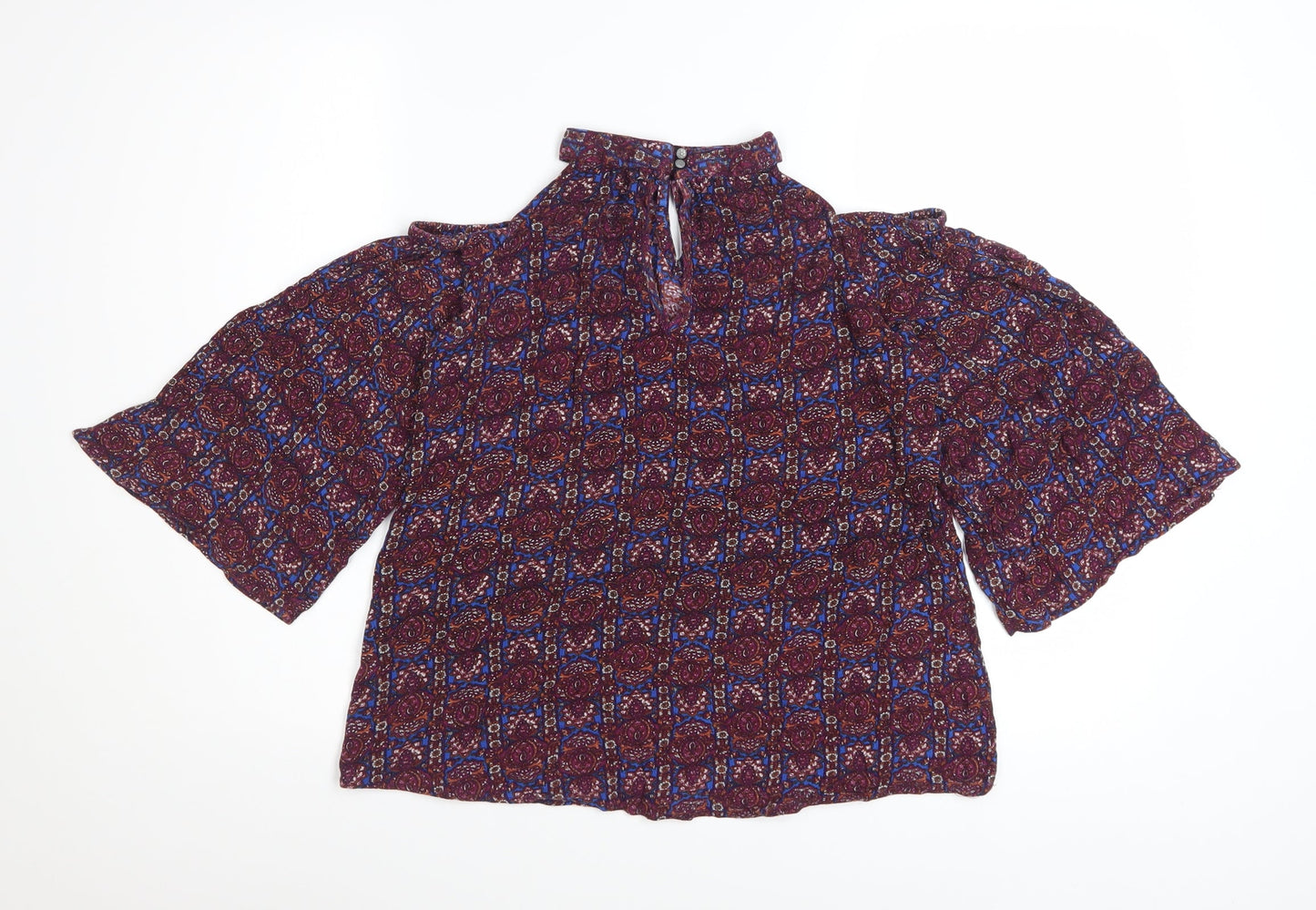 Lee Cooper Women's Multicoloured Geometric Tunic Blouse M
