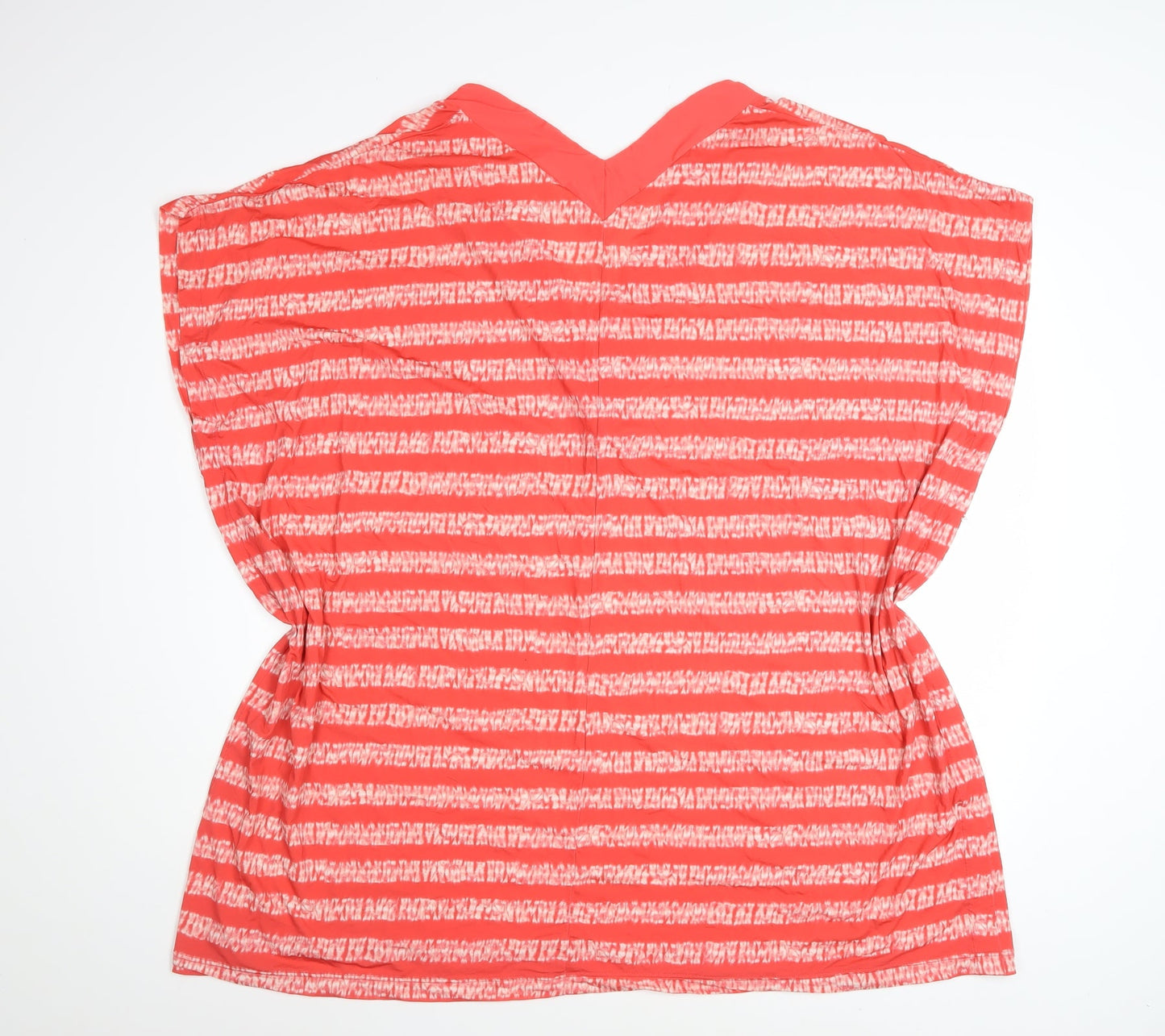 Michael Kors Womens Pink Striped Beach Cover Up XS