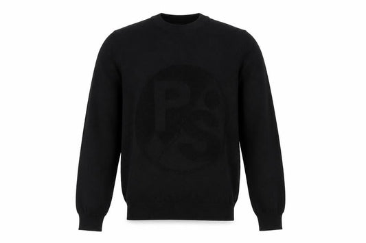 Paul Smith Men's Black Merino Wool V-Neck Pullover Jumper M