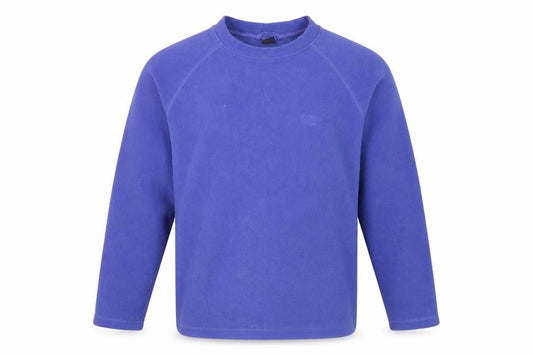 Cotton Traders Men's Purple Fleece Pullover Sweatshirt Size L