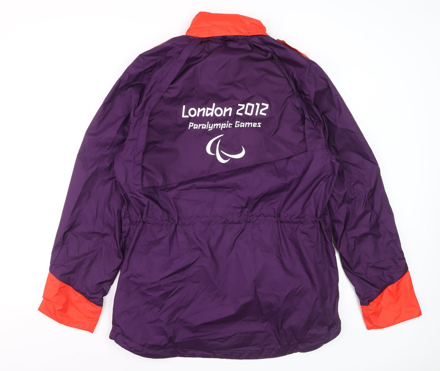 Adidas Women's Purple Waterproof London 2012 Hooded Jacket Size M