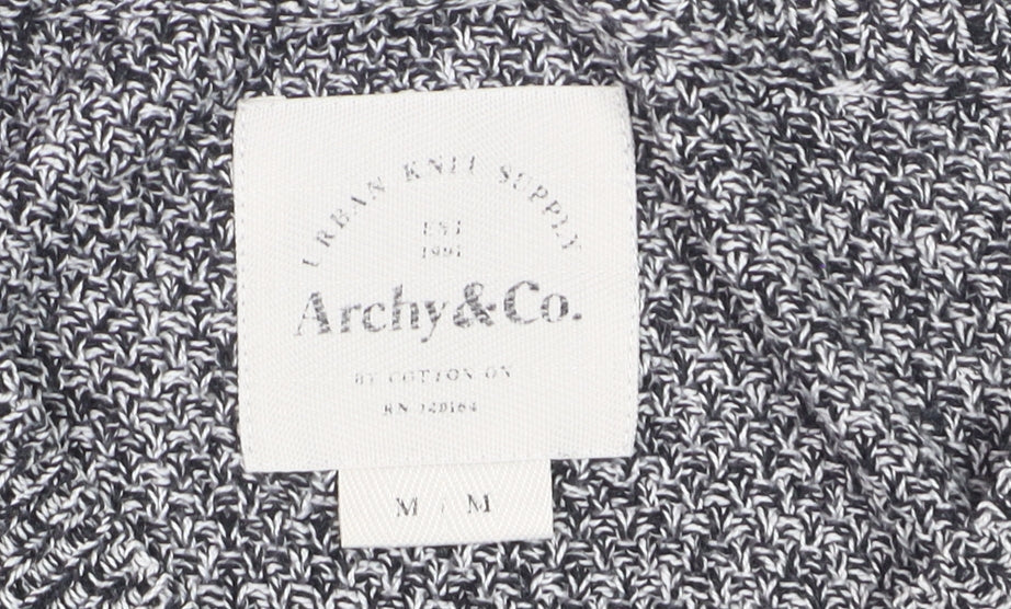 Archy & Co. Women's Grey Knit Pullover Jumper Size M