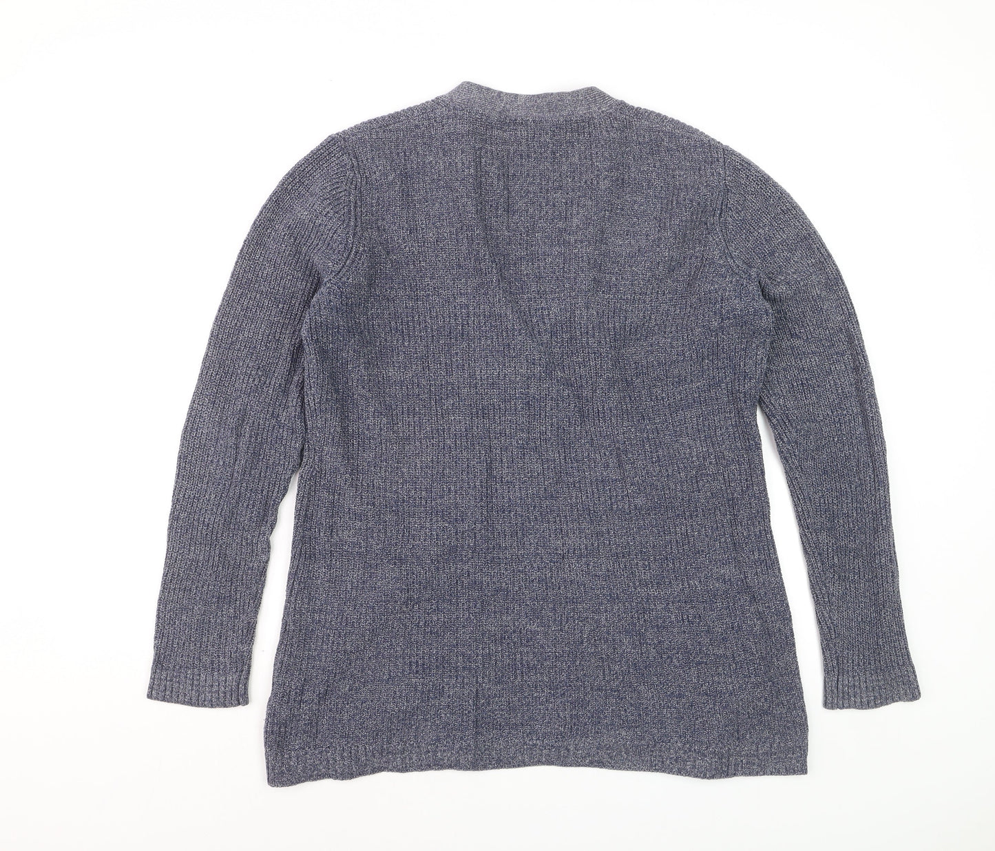 FatFace Women's Blue Size 14 V-Neck Long Sleeve Cardigan