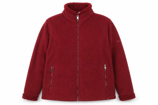 Regatta Women's Red Fleece Jacket Size 24 Full Zip Outdoor