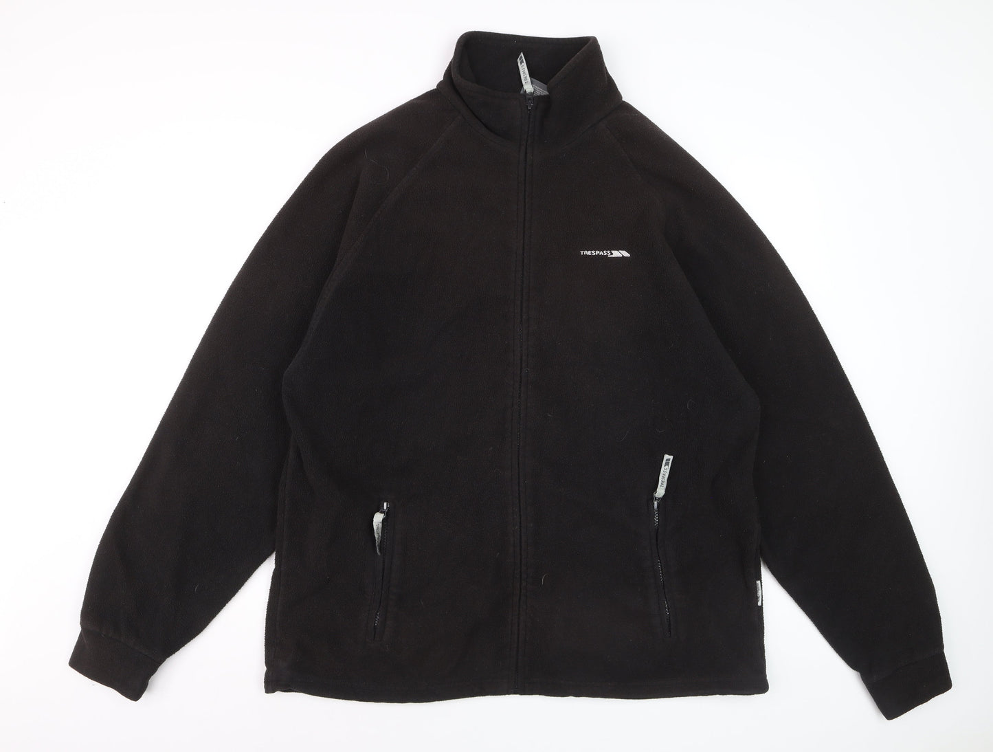 Trespass Men's Black Fleece Full Zip Lightweight 2XL Jacket