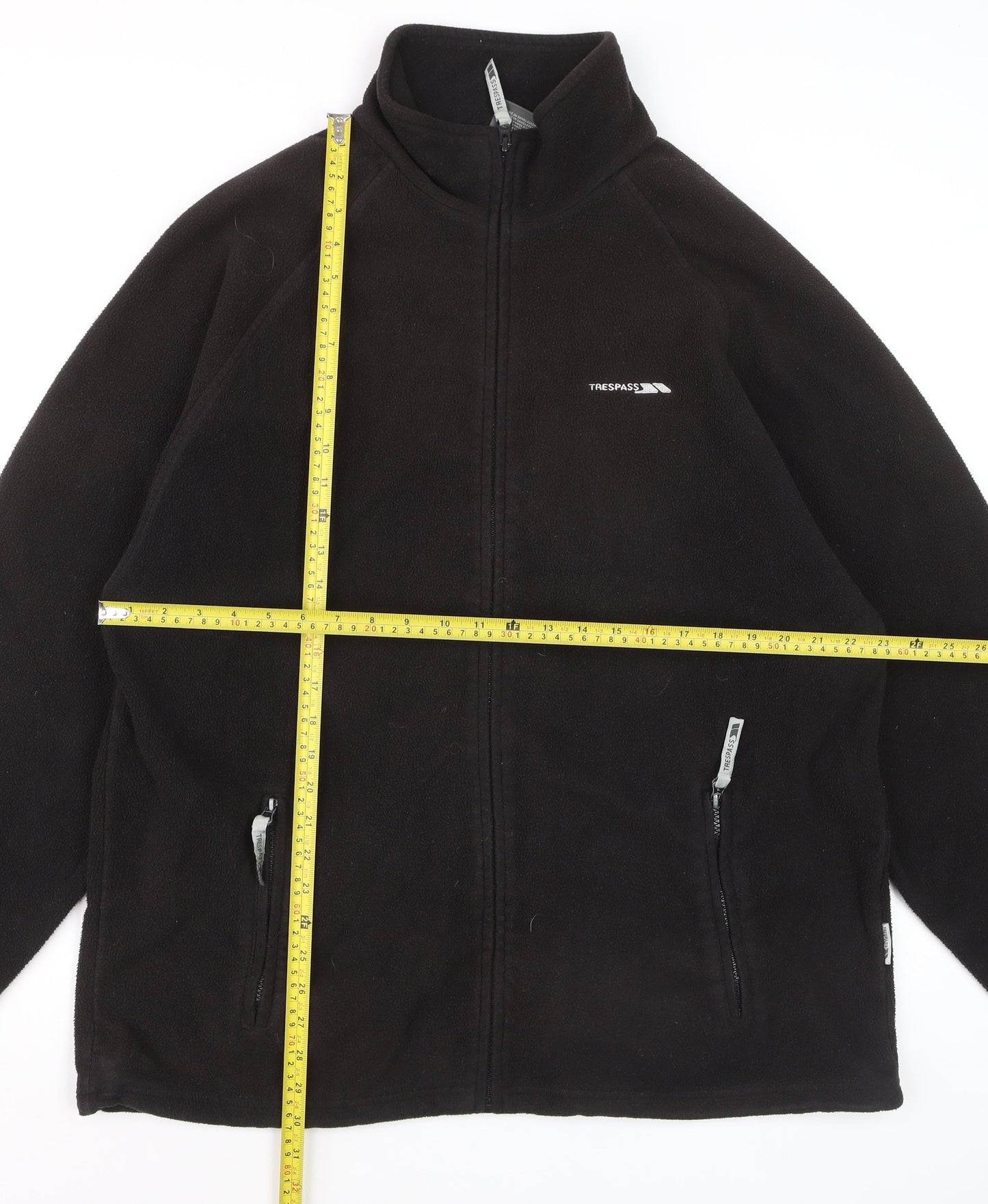 Trespass Men's Black Fleece Full Zip Lightweight 2XL Jacket