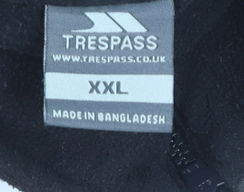 Trespass Men's Black Fleece Full Zip Lightweight 2XL Jacket