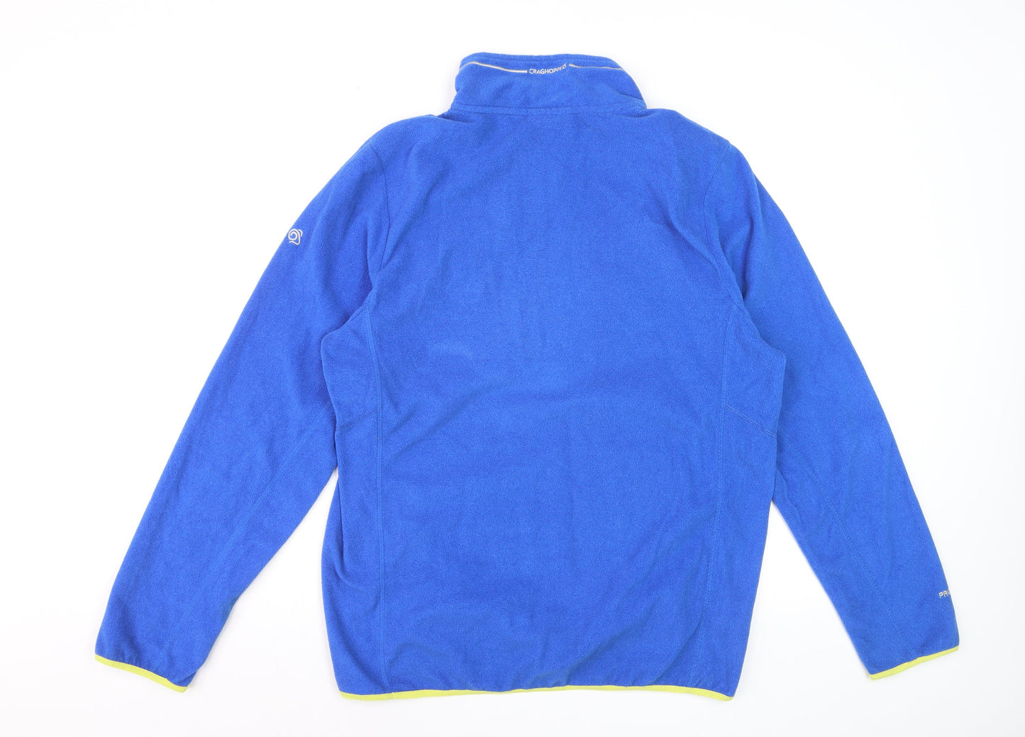 Craghoppers Mens Blue 1/4 Zip Fleece Pullover Sweatshirt M