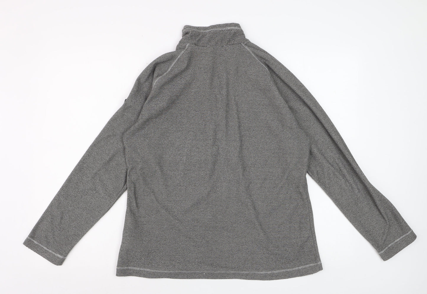 Regatta Great Outdoors Women Grey 1/4 Zip Pullover Sweatshirt UK 14