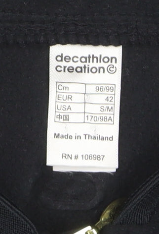 Kalenji Women's Black Hoodie Fleece 1/2 Zip Size 14 Running Top