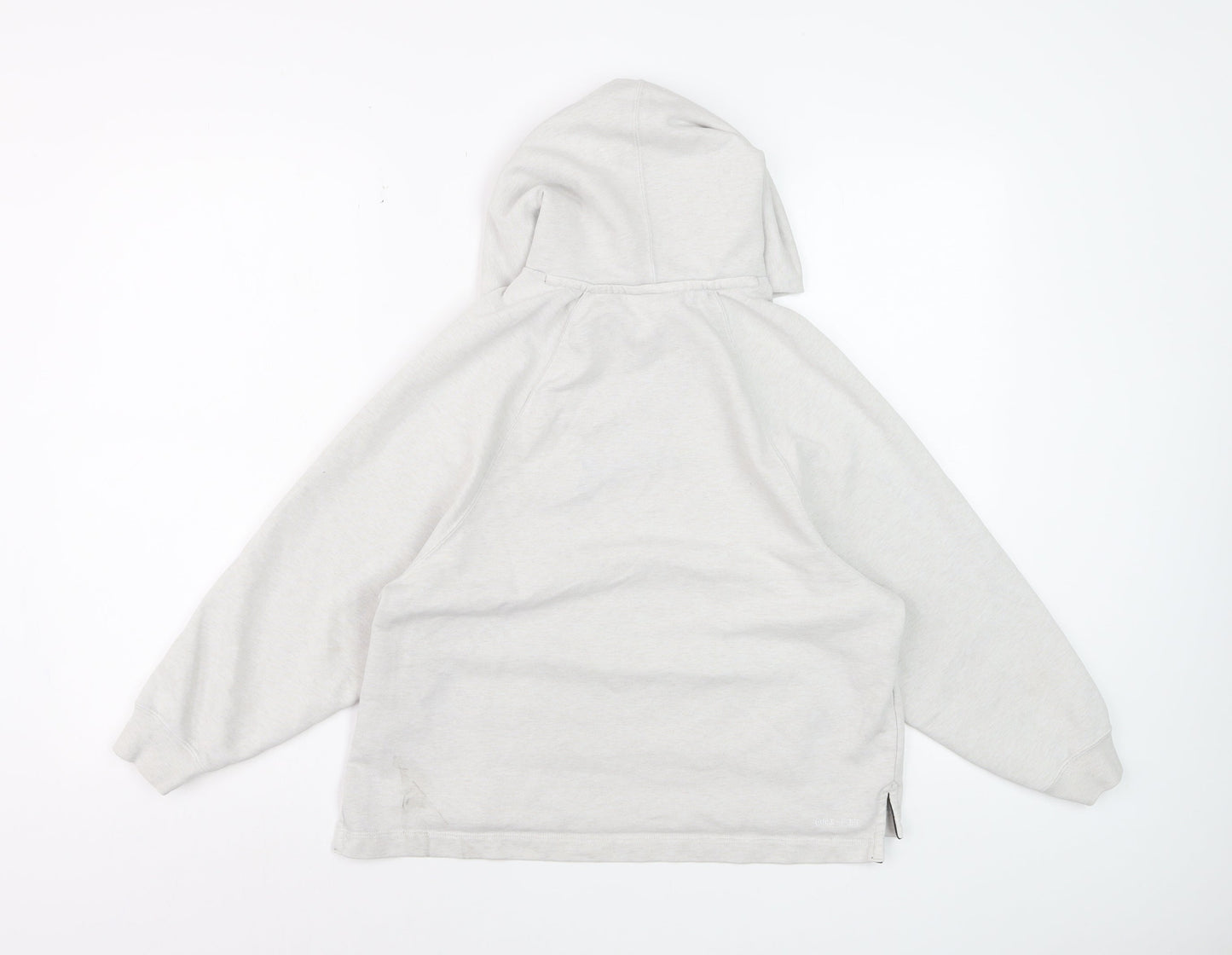Nike Women’s Grey Dri-FIT Pullover Hoodie Size M Cotton Blend