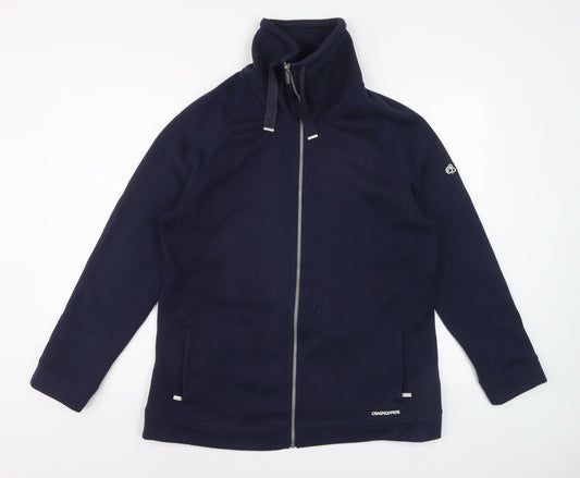 Craghoppers Womens Blue Full Zip Fleece Jacket UK 18 Regular Fit
