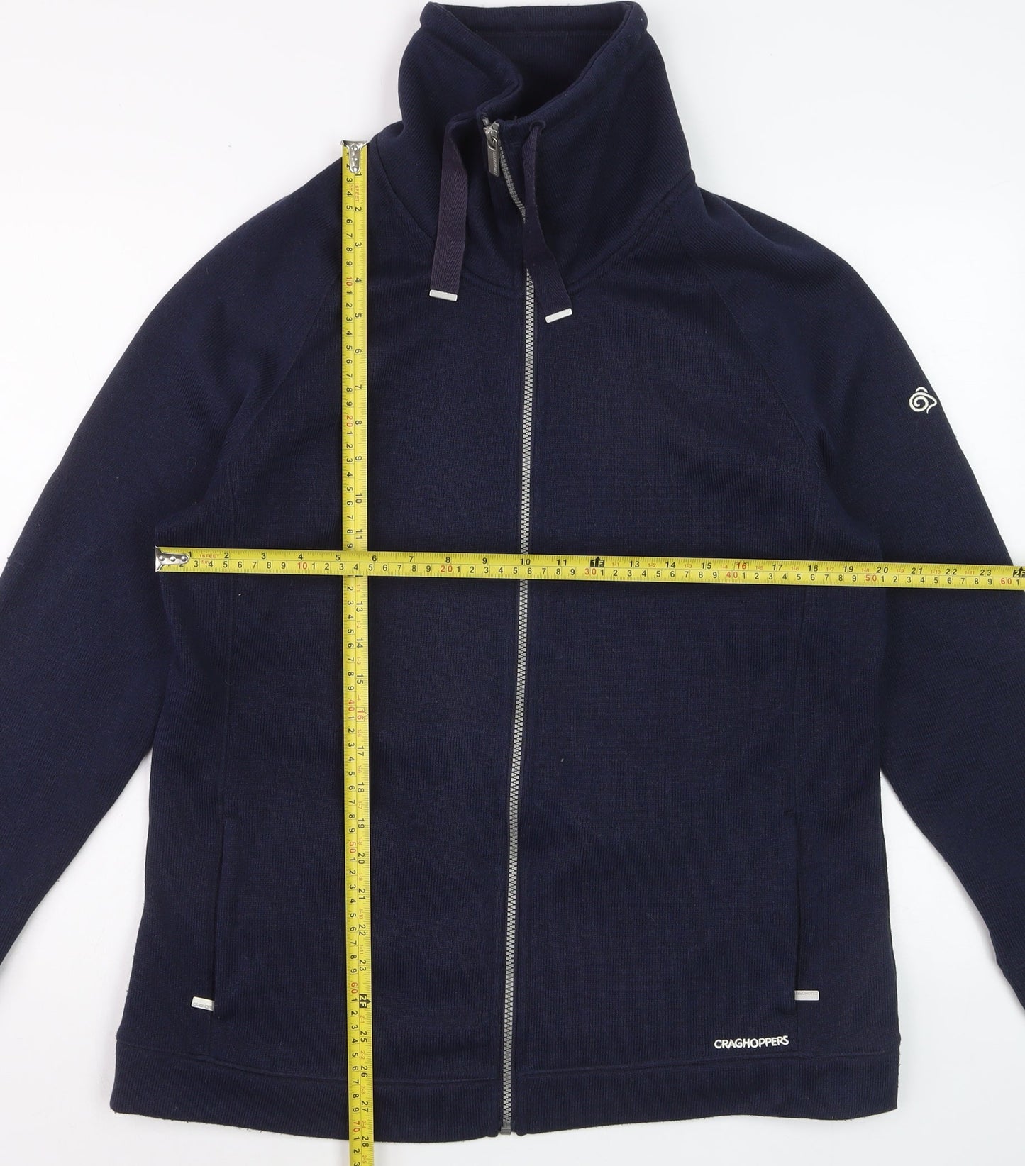 Craghoppers Womens Blue Full Zip Fleece Jacket UK 18 Regular Fit