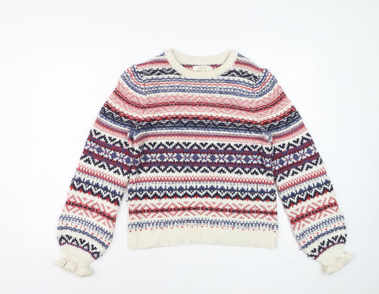 Marks and Spencer Women’s Multicoloured Fair Isle Jumper Size 10