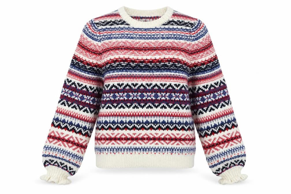 Marks & Spencer Women’s Multicoloured Fair Isle Jumper Size 10