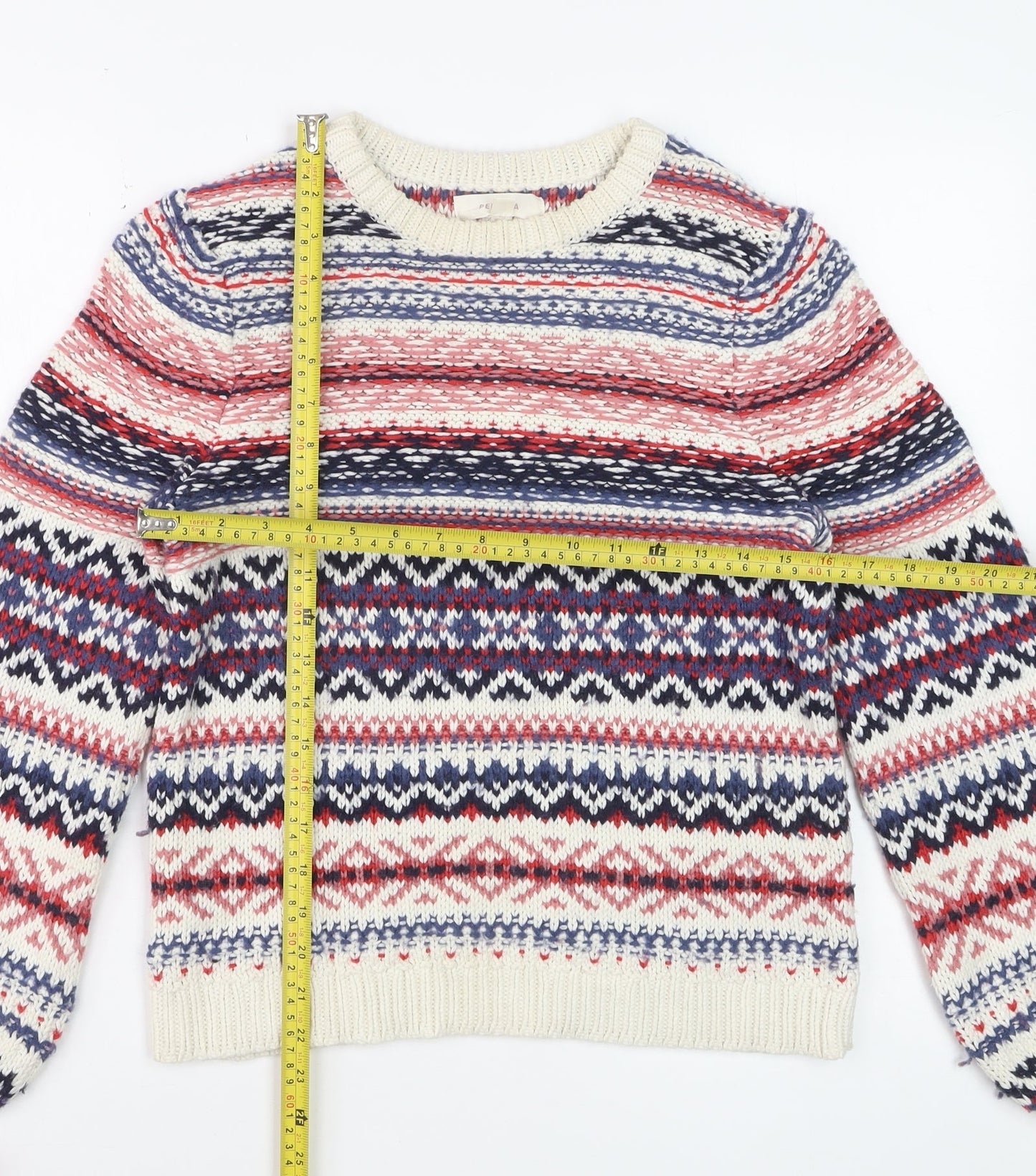 Marks and Spencer Women’s Multicoloured Fair Isle Jumper Size 10