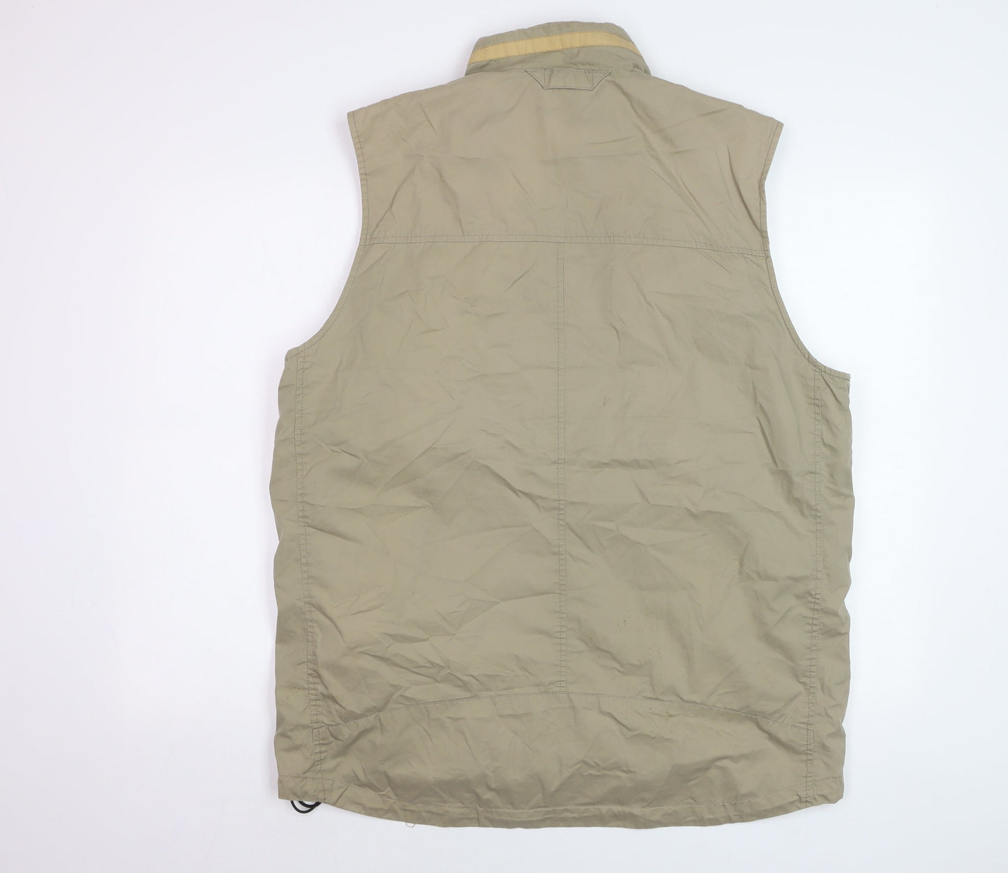 Brook Taverner Men's Beige Cotton Bodywarmer Gilet Size 44
