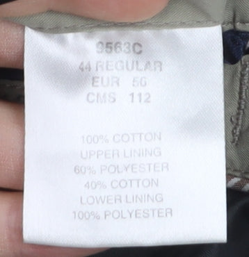 Brook Taverner Men's Beige Cotton Bodywarmer Gilet Size 44