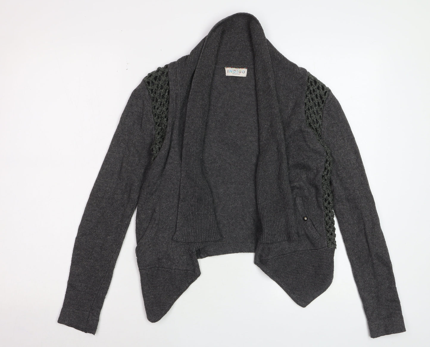 Marks and Spencer Women’s Grey Open Knit Cardigan Size 8