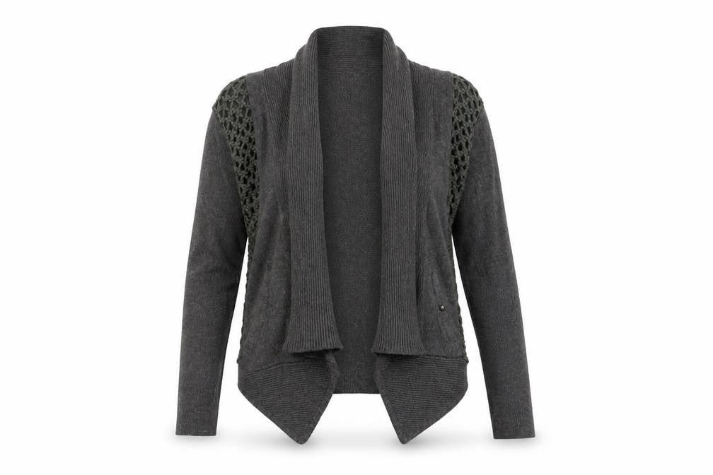 Marks & Spencer Women’s Grey Open Knit Cardigan Size 8