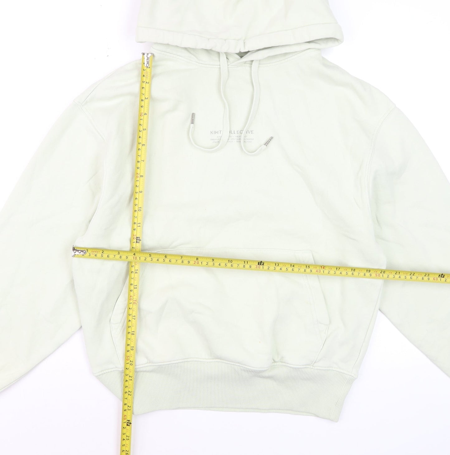 Kith Women’s Beige Pullover Hoodie Size XS Organic Cotton Blend