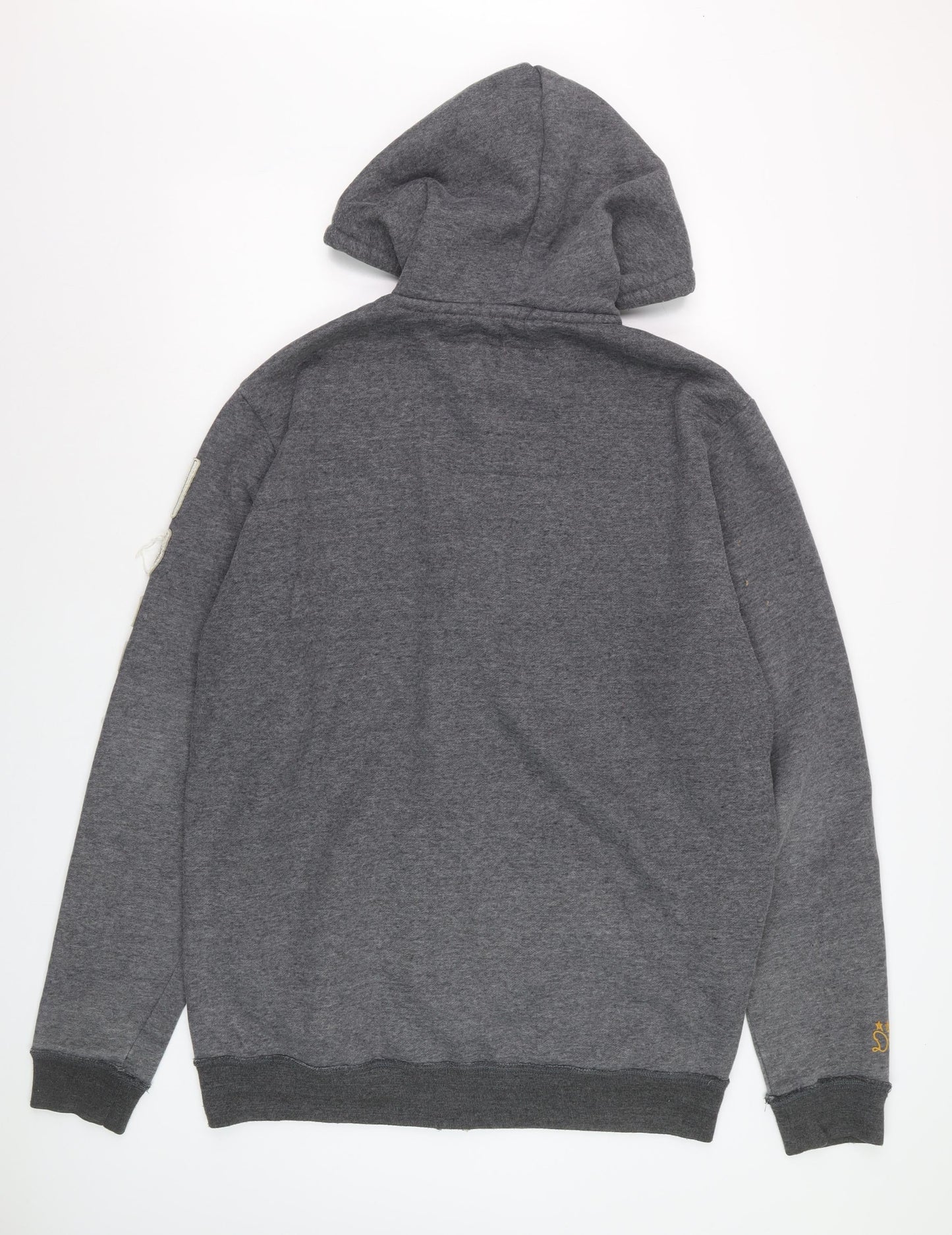 D555 Men's Grey Full Zip Hoodie 2XLT Big & Tall Fleece Sweatshirt