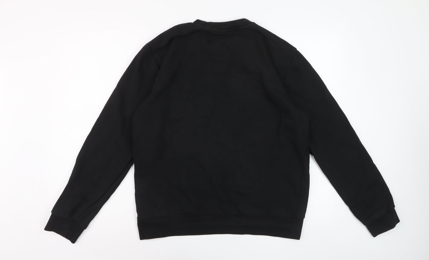Lacoste Men’s Black Classic Fit Crew Neck Sweatshirt Size L
