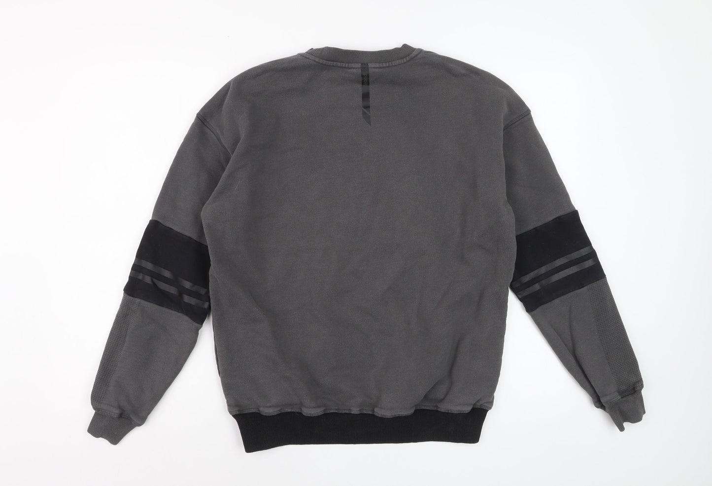 Lilybod Womens Grey Crew Neck Pullover Sweatshirt M Regular Fit