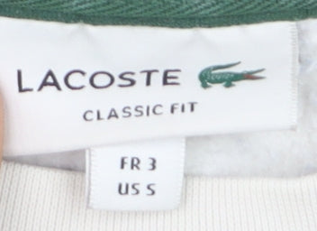 Lacoste Men's Multicoloured Classic Fit Crew Neck Sweatshirt Size S