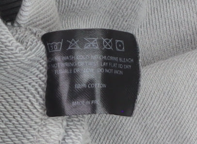 Lilybod Women Grey Crew Neck Pullover Sweatshirt XS Cotton
