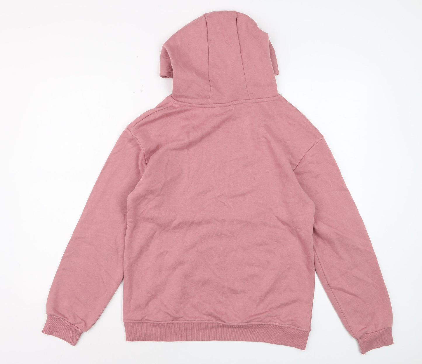 The Rolling Stones Girls Pink Pullover Hoodie 13-14 Years Graphic Print