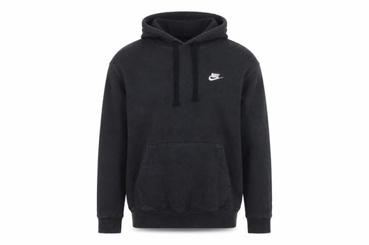 Nike Men's Black Pullover Hoodie M Regular Fit Fleece Sweatshirt