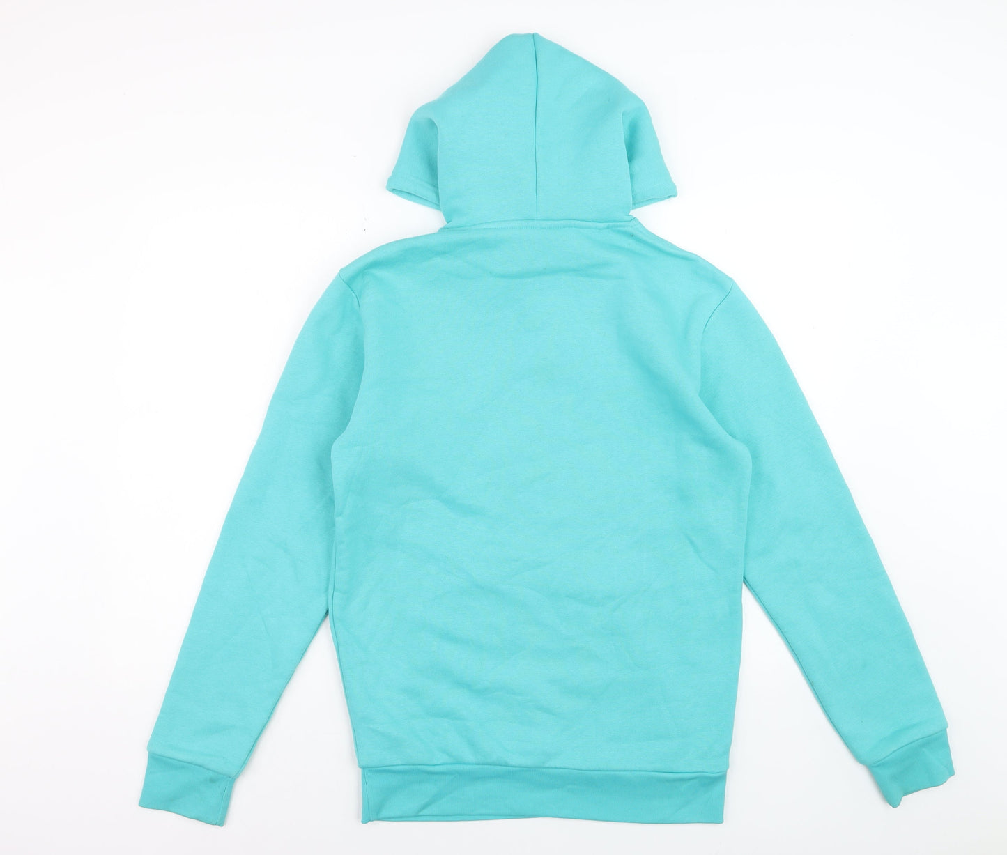Adidas Womens XS Blue Pullover Hoodie Cotton Blend Casual