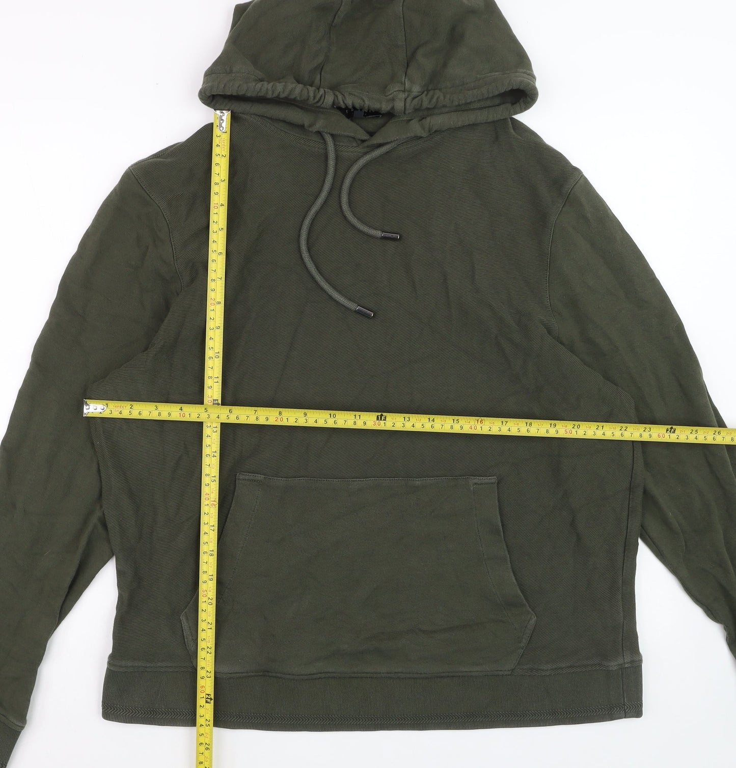 Ted Baker Men's Green XL Pullover Hoodie Cotton Lightweight